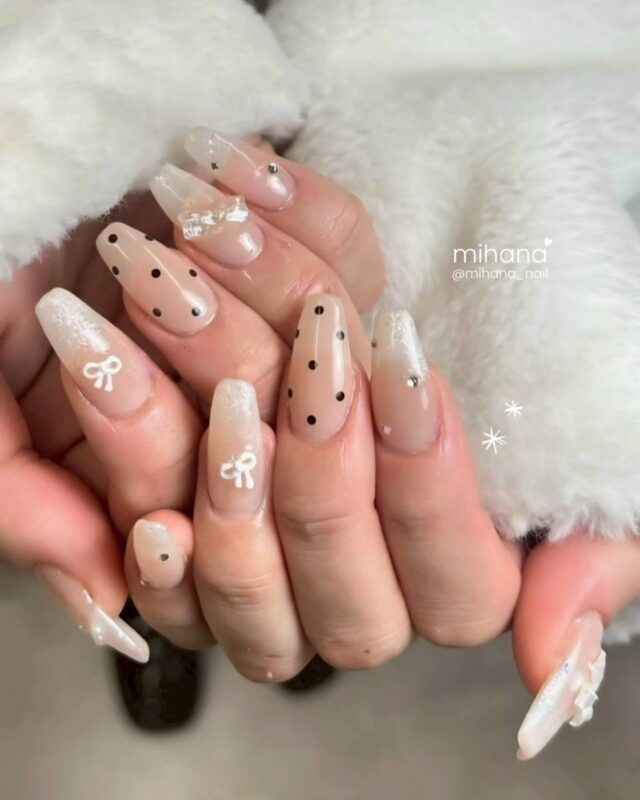♡ ⋆ ˚｡⋆୨୧˚

dot 🎀

#MIHANAネイルサロン 
@mihana_nail 

埼玉県川口市並木4-1-5 木村ビル1F 
（西川口駅 徒歩5分）

🕒 OPEN 11:00 / LAST 20:00 

📩 ご予約 / お問い合わせ 
・HotPepper 
・LINE公式 

※プロフィールURLからご予約いただけます 

#西川口ネイル #韓国ネイル 
#nails