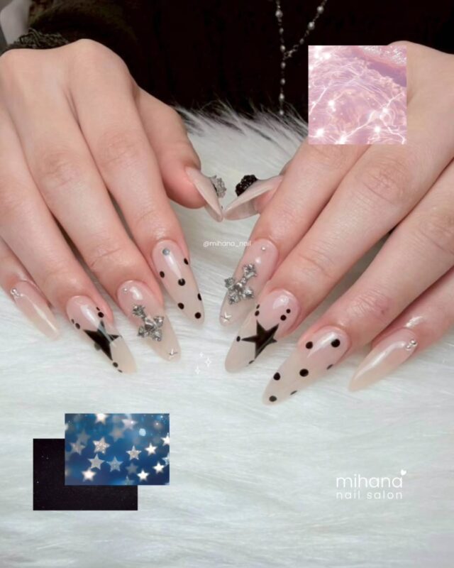 ♡ ⋆ ˚｡⋆୨୧˚

Nails by lin.

#MIHANAネイルサロン 
@mihana_nail 

埼玉県川口市並木4-1-5 木村ビル1F 
（西川口駅 徒歩5分）

🕒 OPEN 11:00 / LAST 20:00 

📩 ご予約 / お問い合わせ 
・HotPepper 
・LINE公式 

※プロフィールURLからご予約いただけます 

#西川口ネイル #韓国ネイル 
#ワンホンネイル #ちゅるんネイル