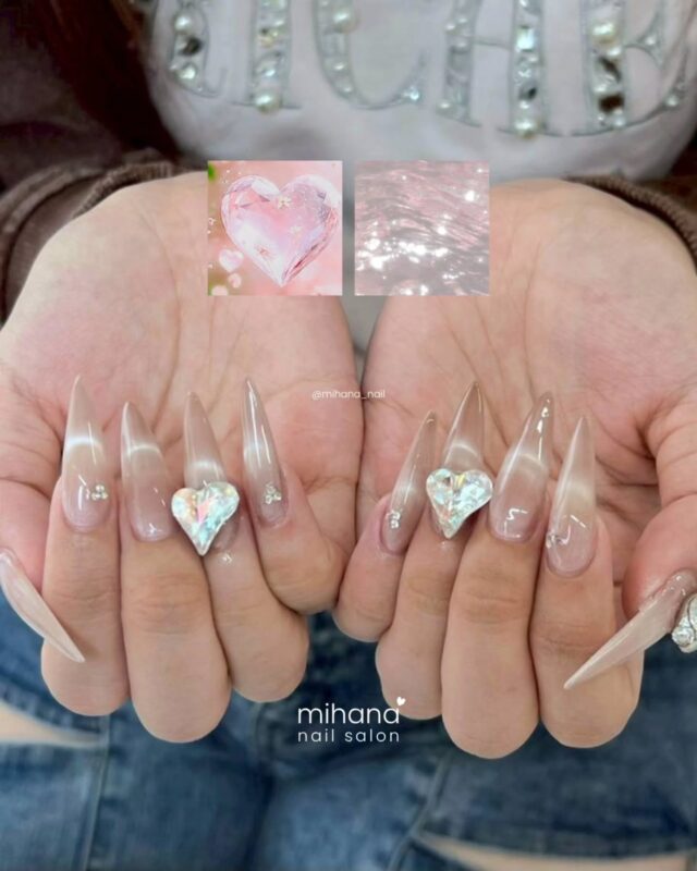 ♡ ⋆ ˚｡⋆୨୧˚

⋆長さだし込み120分

Nails by an.

#MIHANAネイルサロン 
@mihana_nail 

埼玉県川口市並木4-1-5 木村ビル1F 
（西川口駅 徒歩5分）

🕒 OPEN 11:00 / LAST 20:00 

🗓️ ご予約/空席確認
・プロフィールの「予約する」ボタンから24時間ご予約いただけます！

📩相談・お問い合わせ
DM・LINEで受け付けています！

◎長さだし
◎持ち込み
◎フィルイン無料
◎パラジェル取り扱い
◎デザイン提案
◎マグネット
◎オフィスネイル

#西川口ネイル #韓国ネイル 
#ネイル #ネイルアート