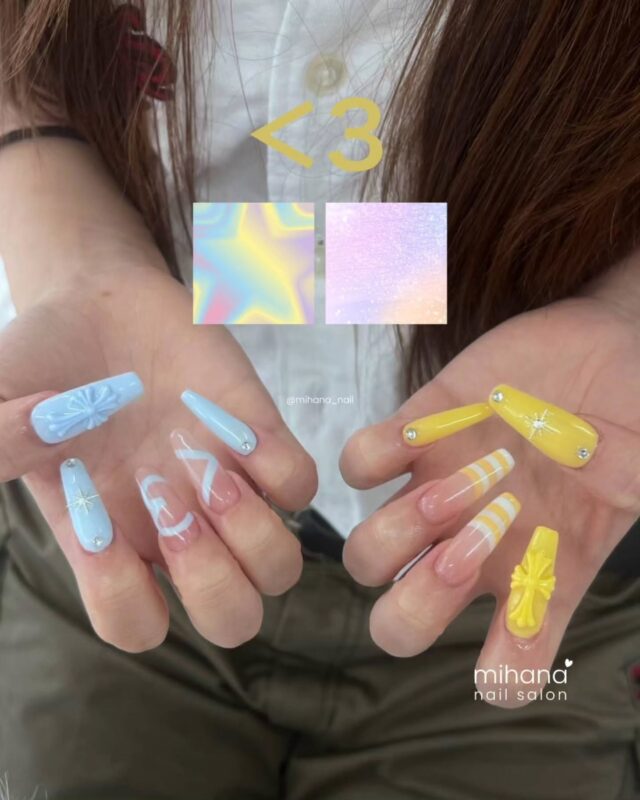 ♡ ⋆ ˚｡⋆୨୧˚

長さだし150min
Nails by an.

#MIHANAネイルサロン 
@mihana_nail 

埼玉県川口市並木4-1-5 木村ビル1F 
（西川口駅 徒歩5分）

🕒 OPEN 11:00 / LAST 20:00 

🗓️ ご予約/空席確認
・プロフィールの「予約する」ボタンから24時間ご予約いただけます！

📩相談・お問い合わせ
DM・LINEで受け付けています！

◎長さだし
◎持ち込み
◎フィルイン無料
◎パラジェル取り扱い
◎デザイン提案
◎マグネット
◎オフィスネイル

#西川口ネイル #韓国ネイル 
#ネイル #ネイルアート